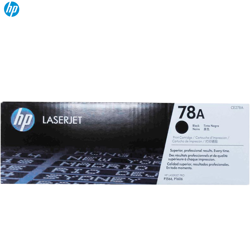 惠普(HP)CE278A(78A)硒鼓 黑色 (硒鼓/粉盒)( 适用 HP P1566 P1606dn M1536)