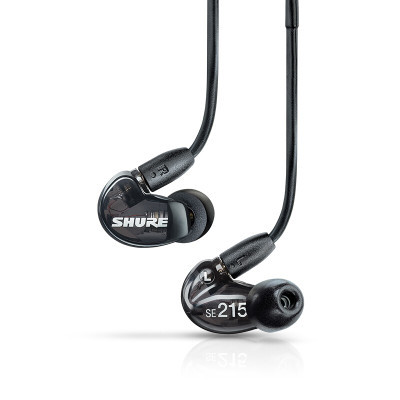 舒尔(Shure) SE215 入耳式 手机耳机 有线耳机 插头直径3.5mm 黑色