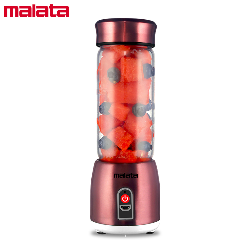 万利达(malata)多功能随行杯榨汁机USB果汁杯便携式家用迷你果汁机料理机WLD-GZ05D