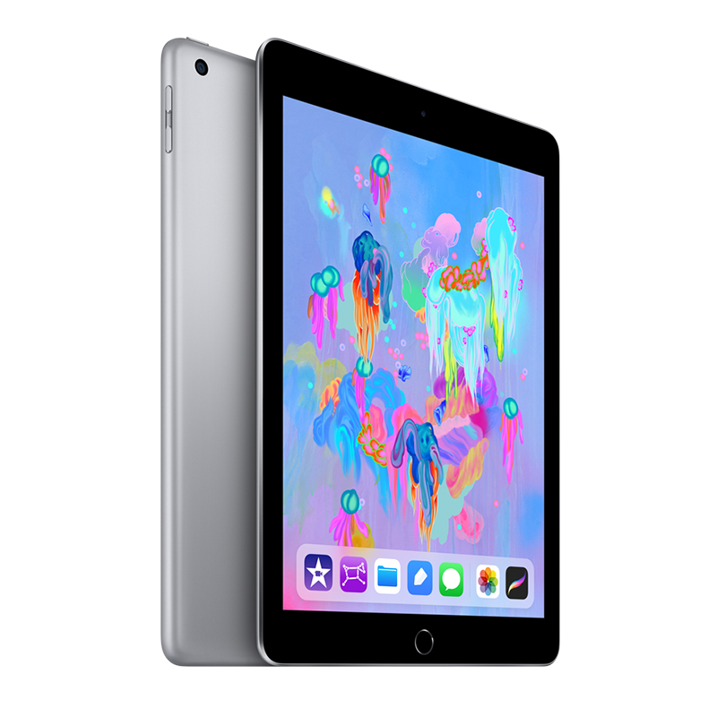 2018新款 Apple iPad 9.7英 128G Wifi+4G蜂窝网络版 平板电脑 MR722CH/A 深空灰