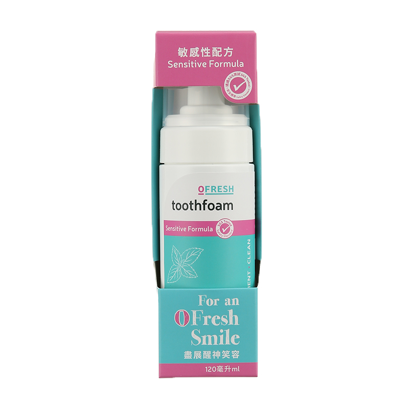 Ofresh噢新敏感性配方泡泡牙泡120ml