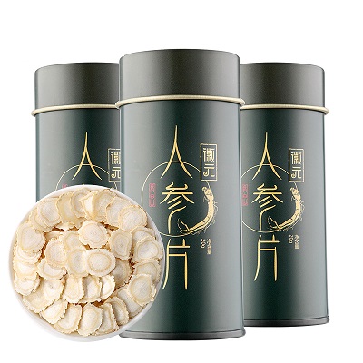 [徽元] 长白山人参片 东北人参生晒参 人参切片泡酒参 徽元白参片20g*3 净含量60g 东北特产可泡水酒 苏宁自营