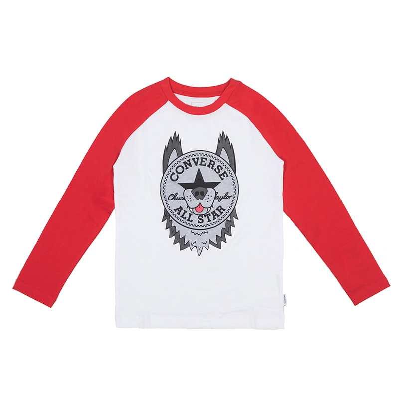 匡威儿童(Converse Kids)2018春中性大童长T 81117LT214001