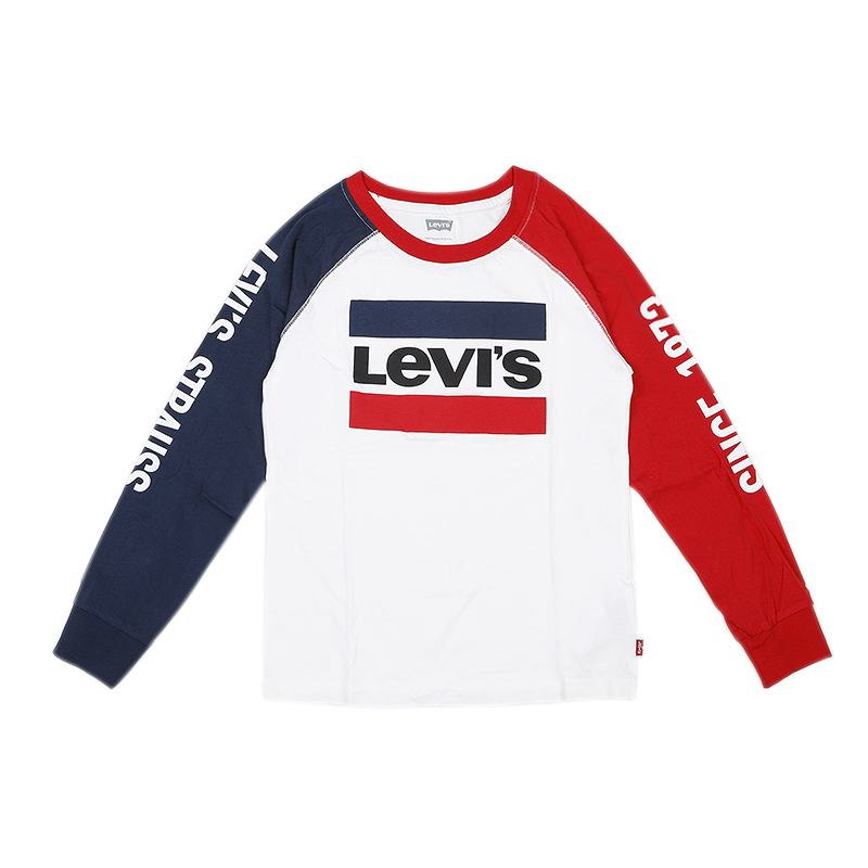 李维斯儿童(LEVIS KIDS)2018春男小童长袖T恤常规童装 81621LS595X38