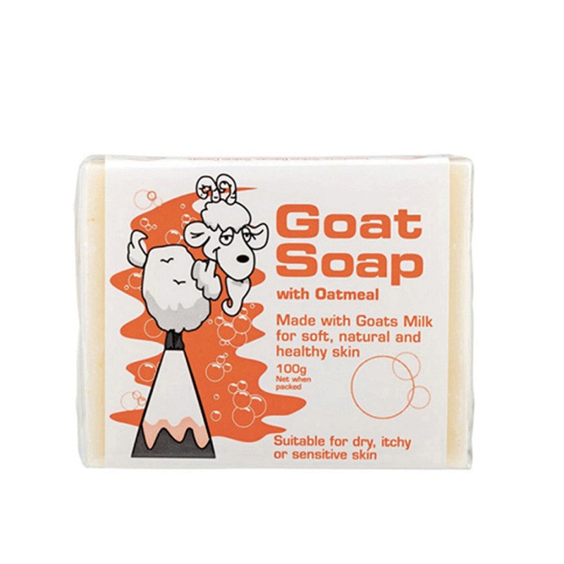 Goat Soap 山羊奶皂 燕麦味 温和去角质 香皂 100g/块 滋养肌肤 澳洲进口