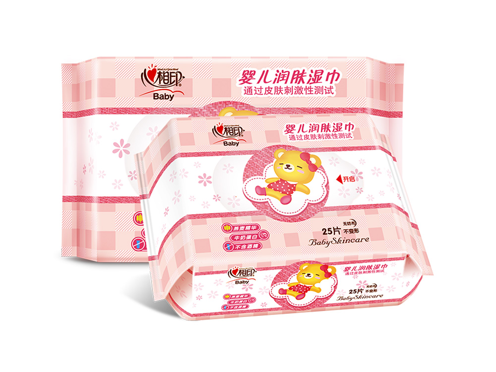 心相印婴儿手口湿巾25片装