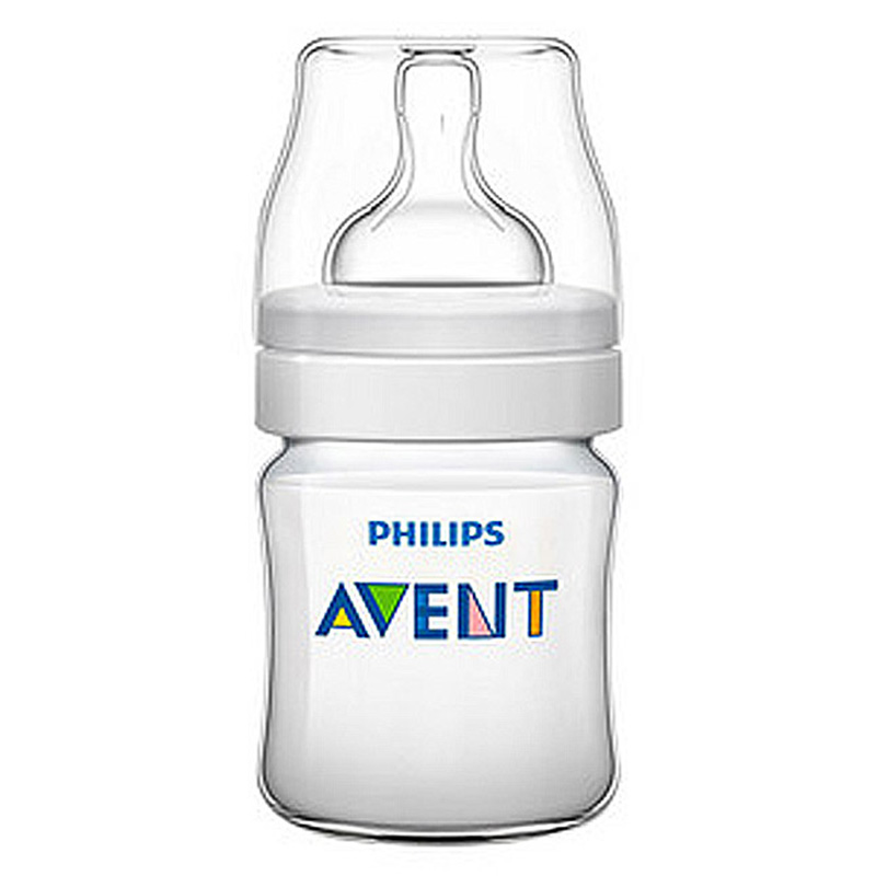 Avent 新安怡 全新经典系列防胀气奶瓶宽口PP奶瓶 4oz 1个装 125ml