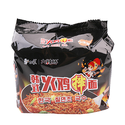 白象 方便面干拌面韩式甜辣火鸡风味网红产品112g*5袋方便速食