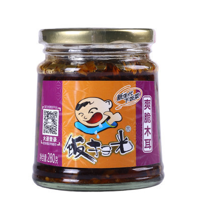 饭扫光 爽脆木耳 280g 下饭菜酱菜拌面拌饭酱泡菜泡椒咸菜酸菜佐餐