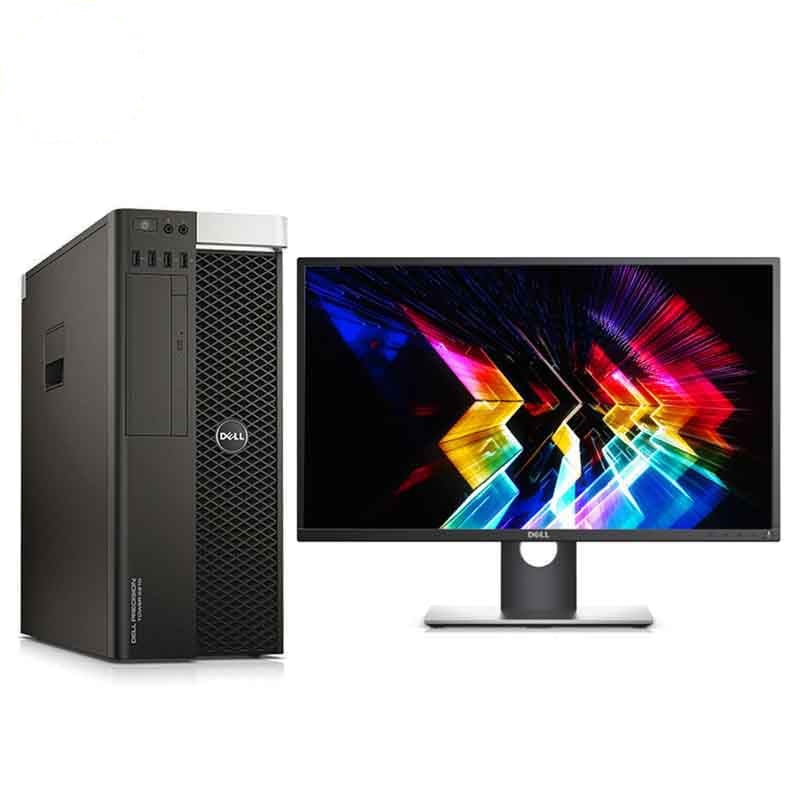 戴尔（Dell）Precision塔式T7910工作站 配27英寸显示器（E5-2609v4*2 64G 2T 8G独）