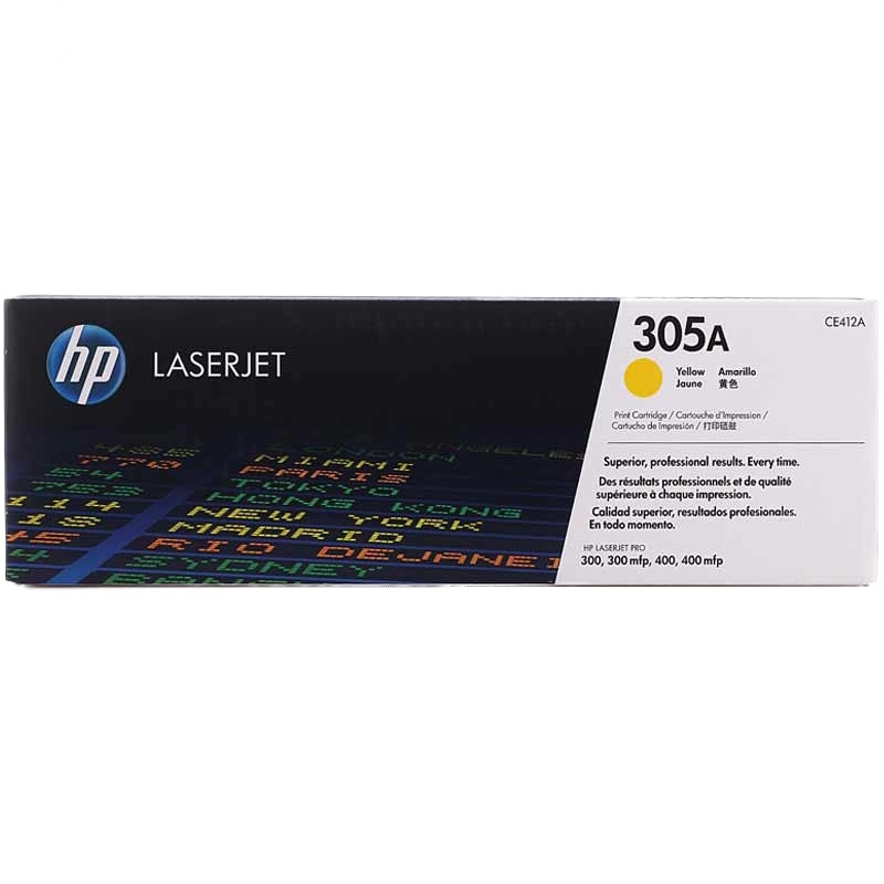 惠普(HP)CE412A (305A) 彩色硒鼓 黄色 (硒鼓/粉盒)