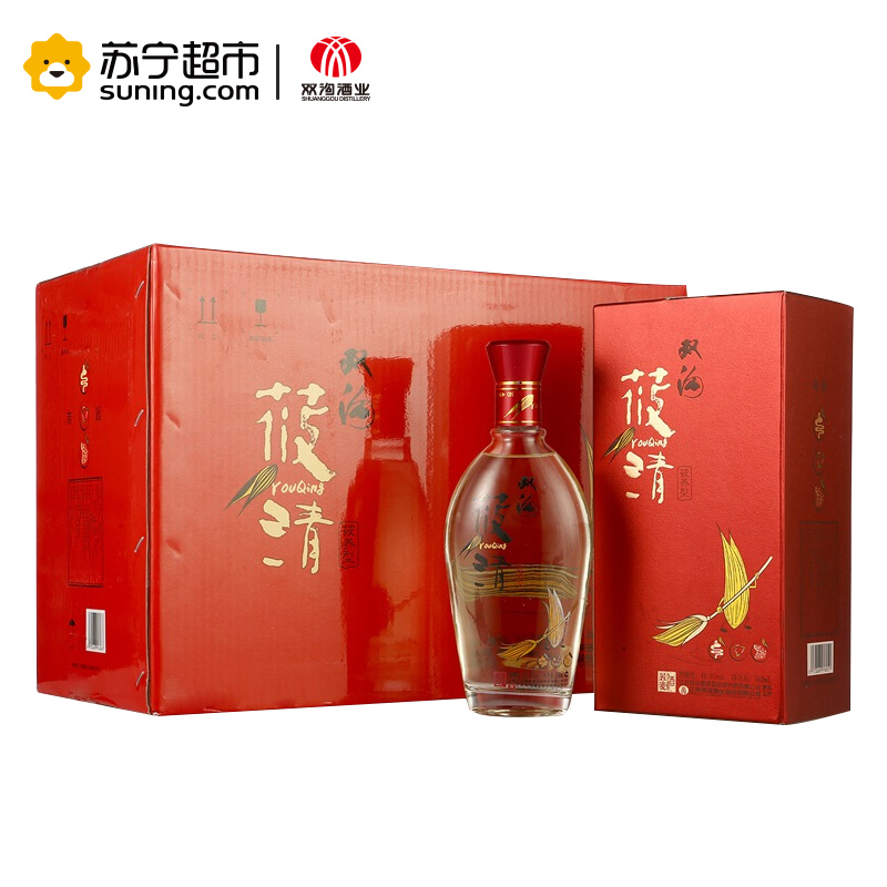 双沟 莜清(荞麦酒) 40.8度 500ml*6整箱装 浓香型白酒