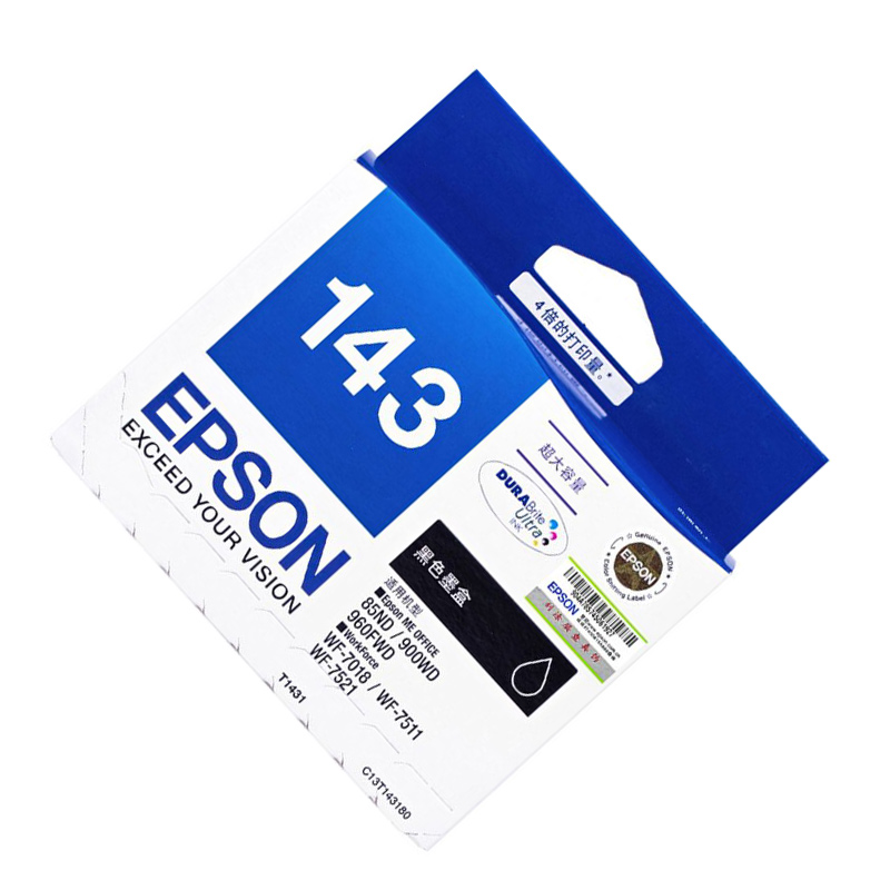 爱普生(Epson) 喷墨打印机墨盒 T1431黑色