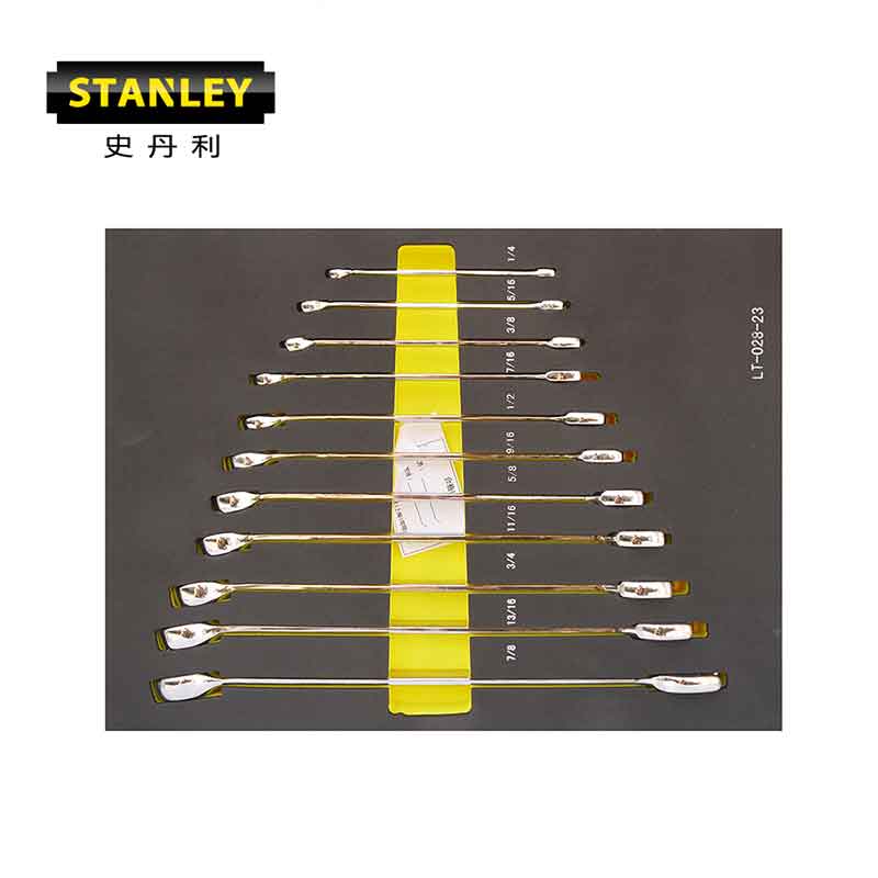史丹利 11件套英制两用长扳手工具托