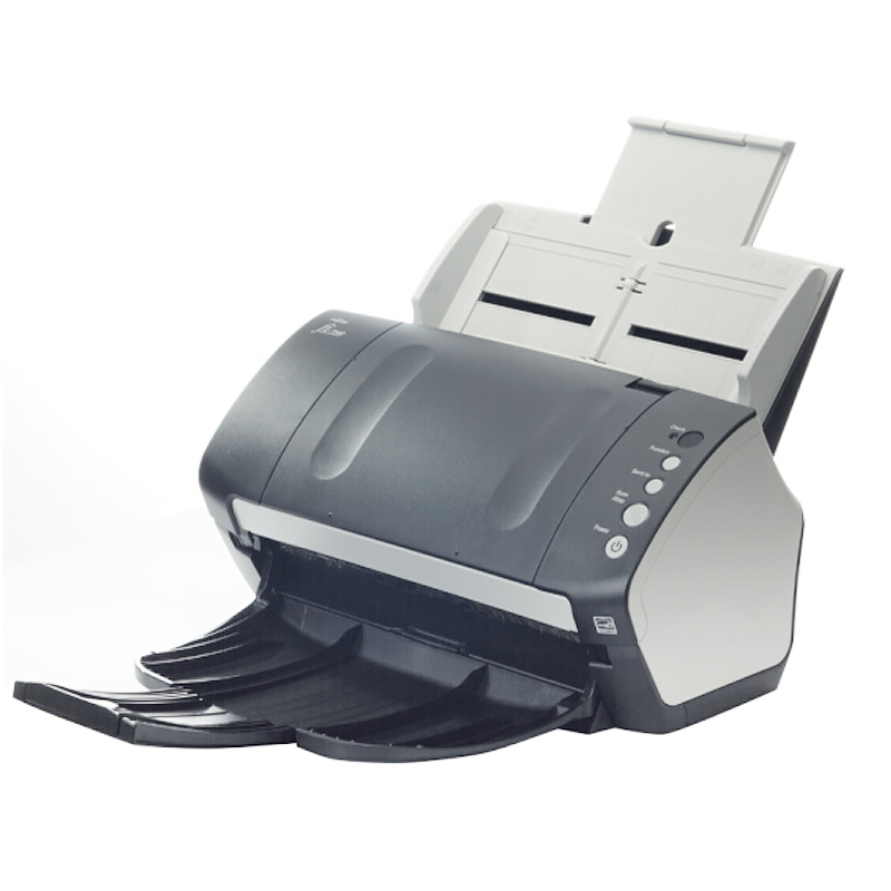 富士通(Fujitsu)Fi-7135 扫描仪A4高速双面自动进纸馈纸式扫描仪 灰黑色