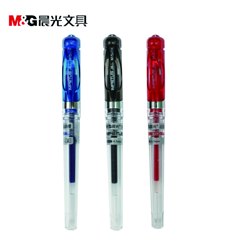 晨光中性笔 天空5号 GP1111 红0.7mm 1*12