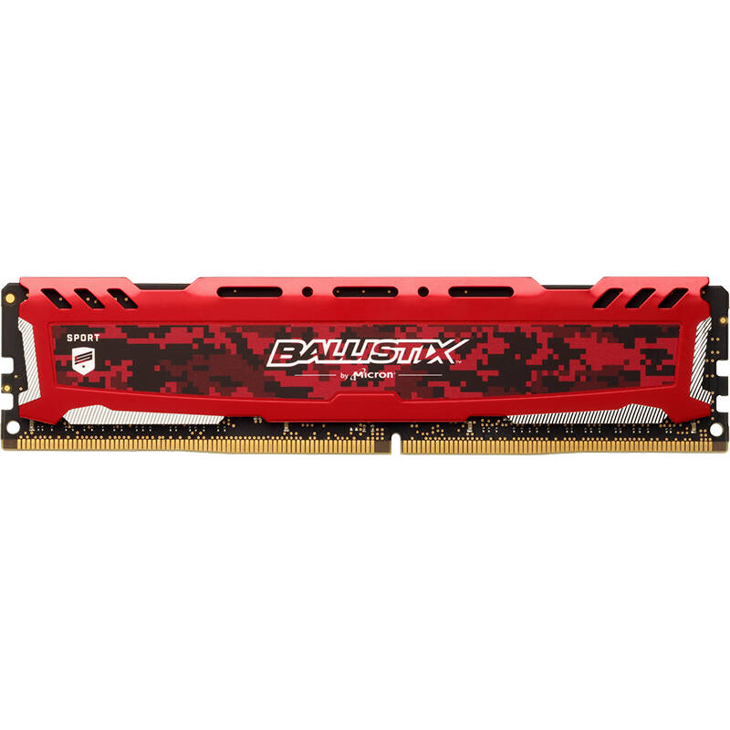 英睿达(Crucial)铂胜运动LT系列 DDR4 2400 8GB 台式机电脑内存条