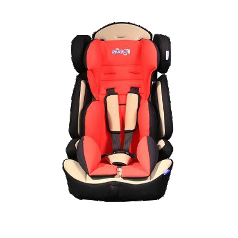 [汽车用品]索弗(SOFO)汽车儿童安全座椅婴儿宝宝汽车用车载坐椅9个月-12岁SF501黑红色