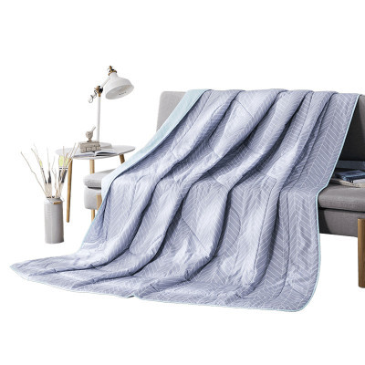 LOVO 100%40支全棉面料 健康抗菌纤维 可水洗夏凉被空调被 记忆空间 舒适亲肤柔软 时尚印花 罗莱家纺集团出品