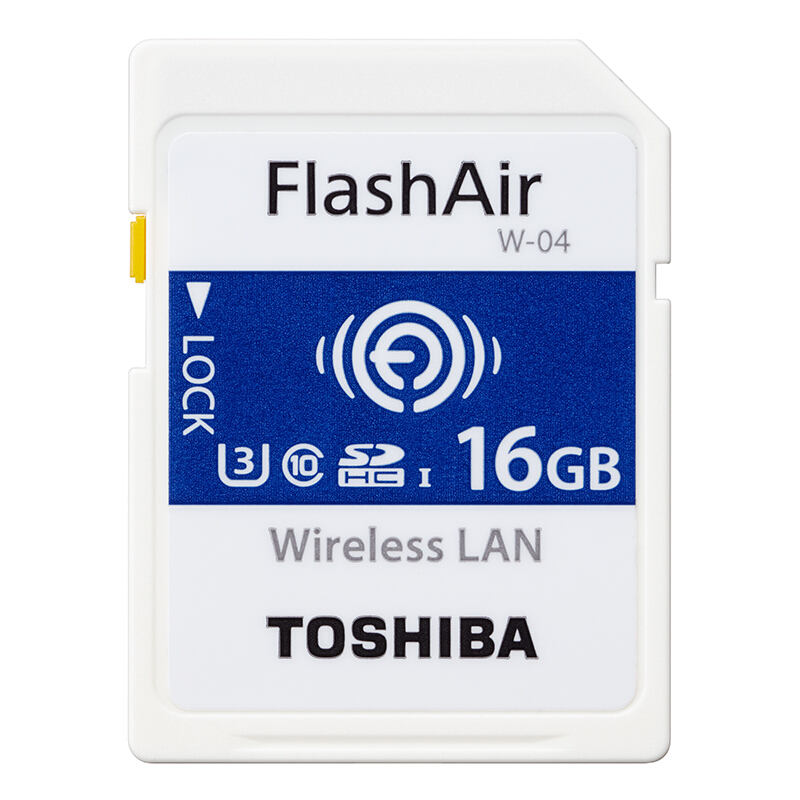 东芝(TOSHIBA)SD卡 16GB 第四代无线WIFI传输单反相机存储卡 读90MB/s写70MB/s