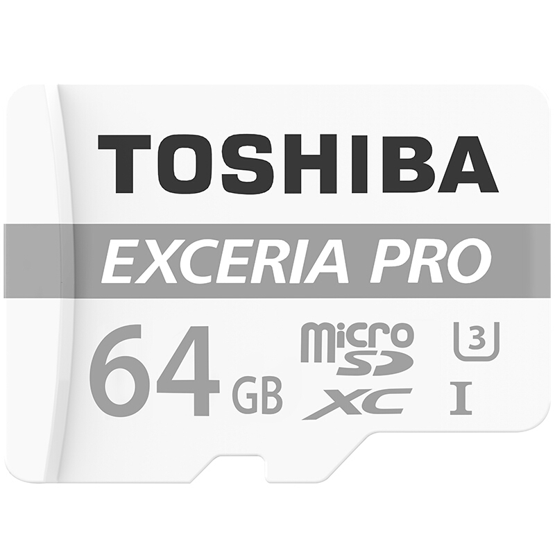 东芝(TOSHIBA)64GB TF(micro SD)存储卡 读95MB/s写80MB/s