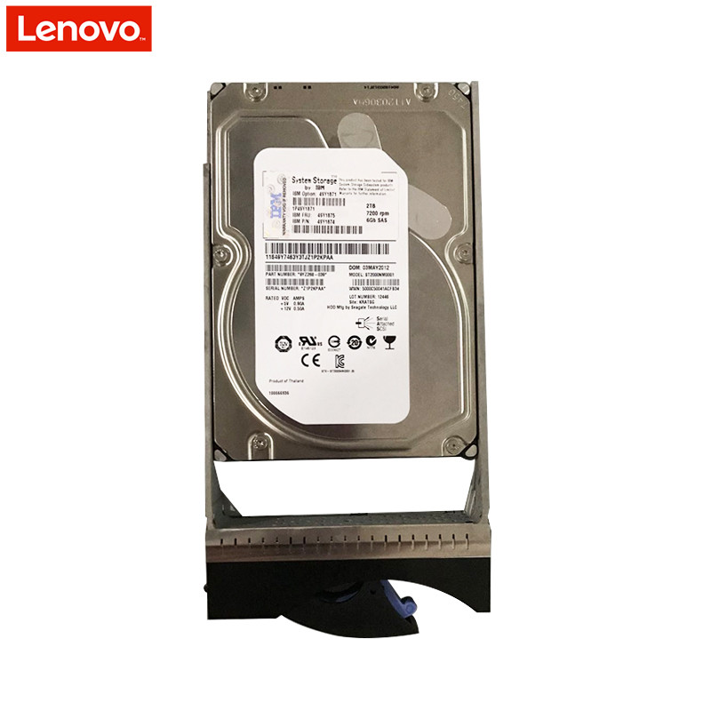 联想(Lenovo)硬盘 3.5" 2TB 7.2K Enterprise SAS 6Gbps硬盘