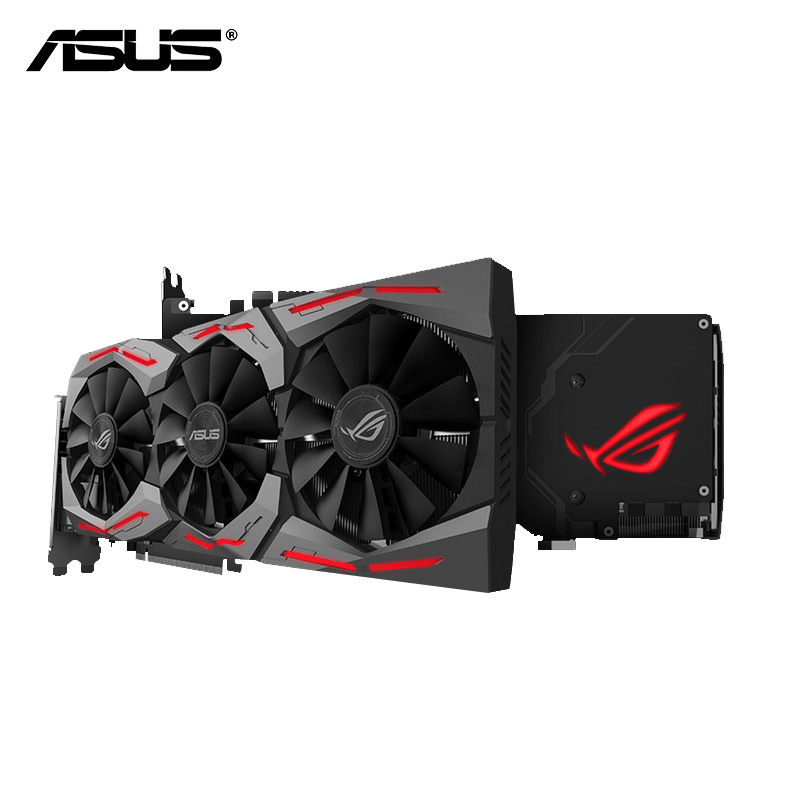 华硕(ASUS)ROG STRIX-GTX1080-A8G-GAMING游戏吃鸡显卡