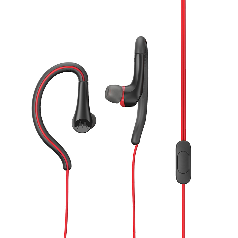 摩托罗拉(motorola)Earbuds Sport 红色耳机