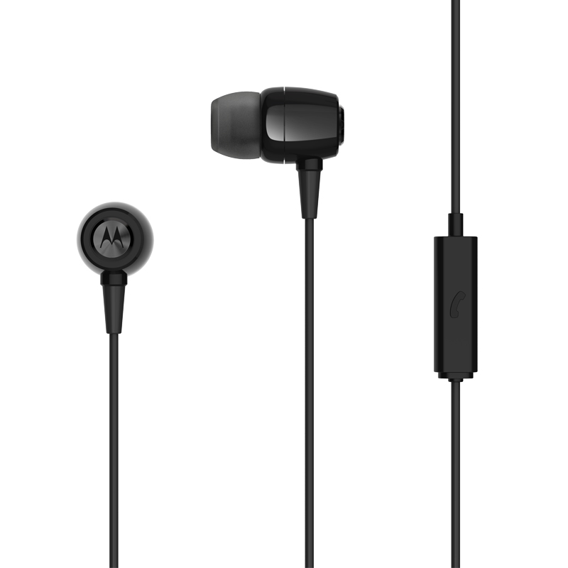 摩托罗拉(motorola) Earbuds Metal 黑色耳机