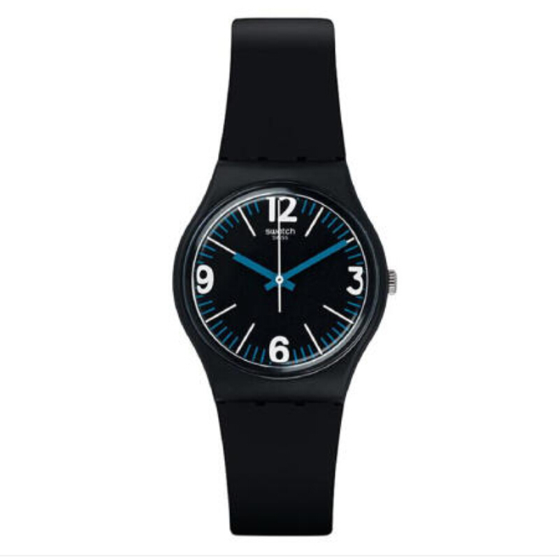 斯沃琪(SWATCH)手表 时尚休闲 树脂表带 石英男女通用表四方时计GB292