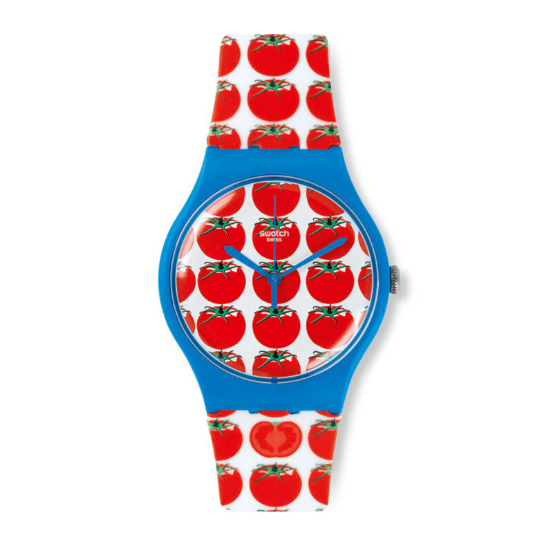 斯沃琪(SWATCH) 手表 原创炫彩 树脂表带 石英男女通用腕表 SUOS102