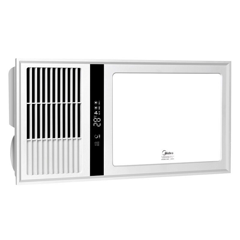 美的(Midea)集成吊顶式浴霸SZS25K1风暖浴霸 液晶显示 LED照明 微动控制浴霸