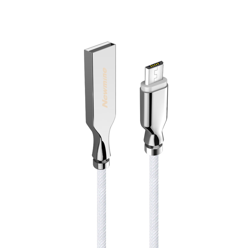 纽曼(Newmine) 安卓数据线 电源线2A快充MicroUSB手机充电线 白 华为小米vivo/oppo红米三星魅族