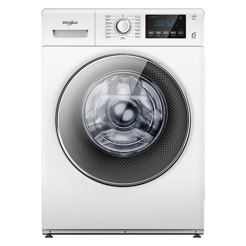 惠而浦(Whirlpool) 全自动家用变频洗烘干一体机滚筒洗衣机净彩系列10KG公斤WF100BHE875W
