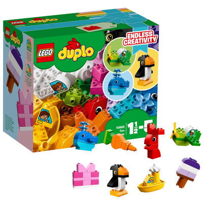 LEGO 乐高 10865 Duplo 得宝系列 我的乐趣创意盒 50-100块 2-5岁 塑料玩具 小孩子 儿童 大