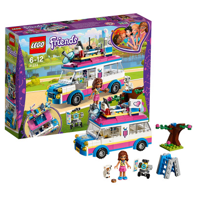 LEGO 乐高 Friends好朋友系列 奥莉薇亚的科学任务车 41333 6-12岁 200块以上 塑料玩具