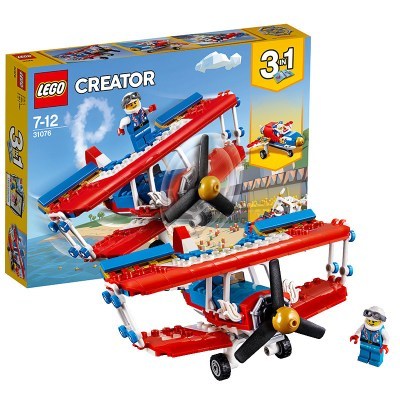 LEGO 乐高 Creator创意百变系列 超胆侠特技飞机 LEGC31076