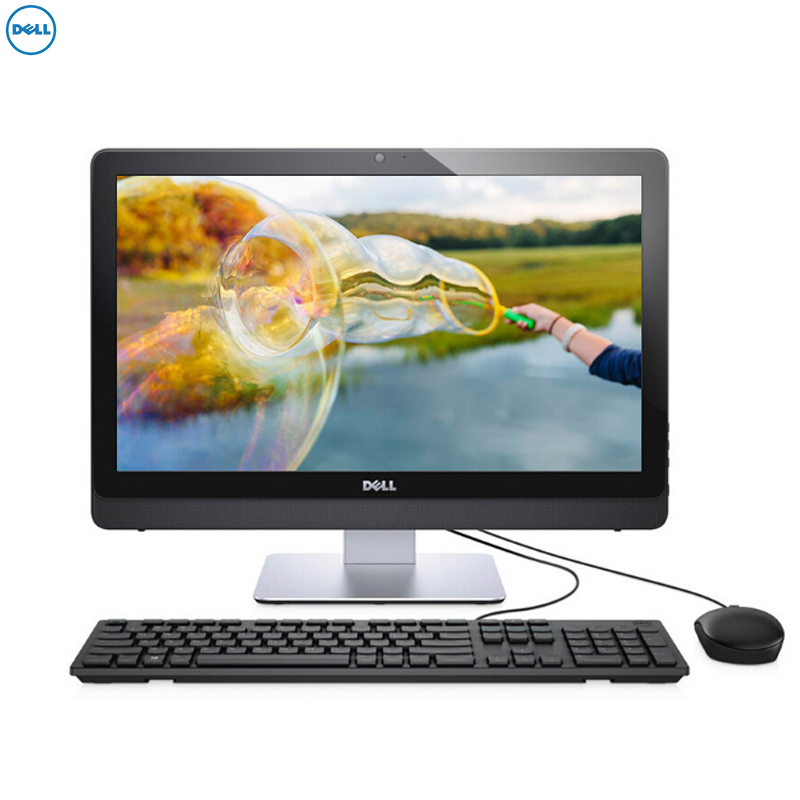 戴尔(DELL)灵越3264-R2208B 21.5英寸一体机电脑(双核4415U 4G 1T 无线 蓝牙 3年 黑)