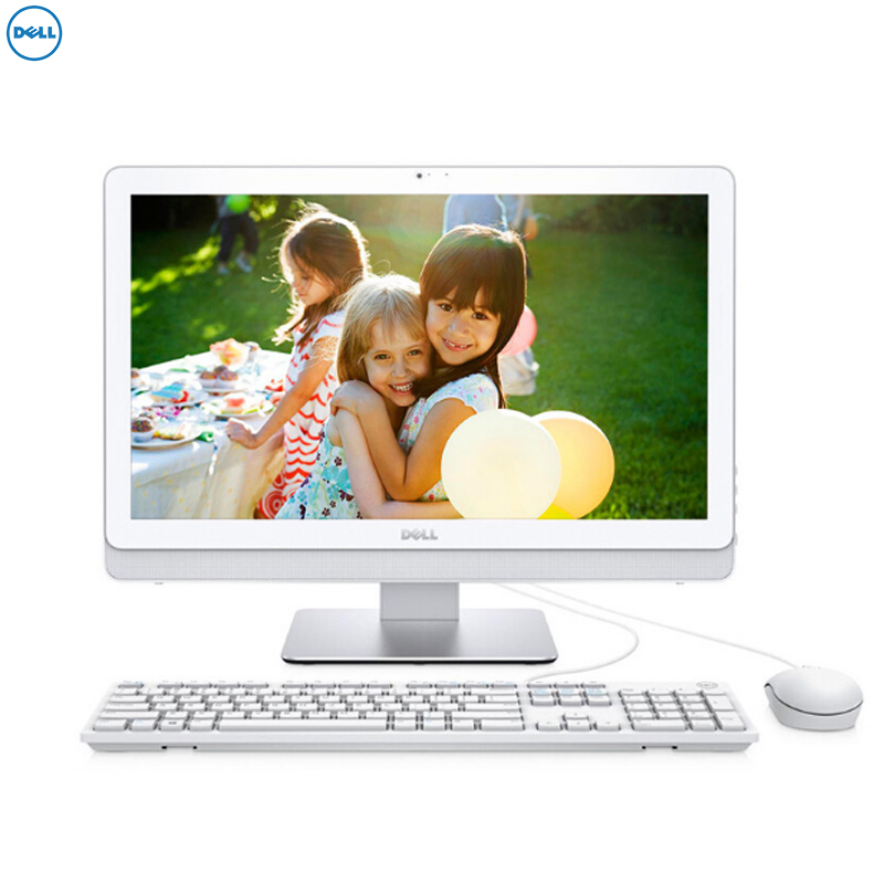 戴尔(DELL)灵越3264-R1428W 21.5英寸一体机电脑(I3-7100U 4G 1T 刻录 2G独显 白色)