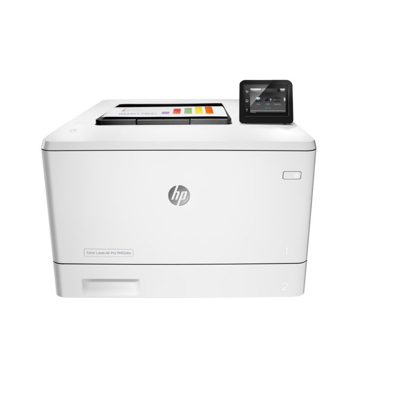 惠普 HP Color LaserJet M452dw A4彩色激光打印机(打印)