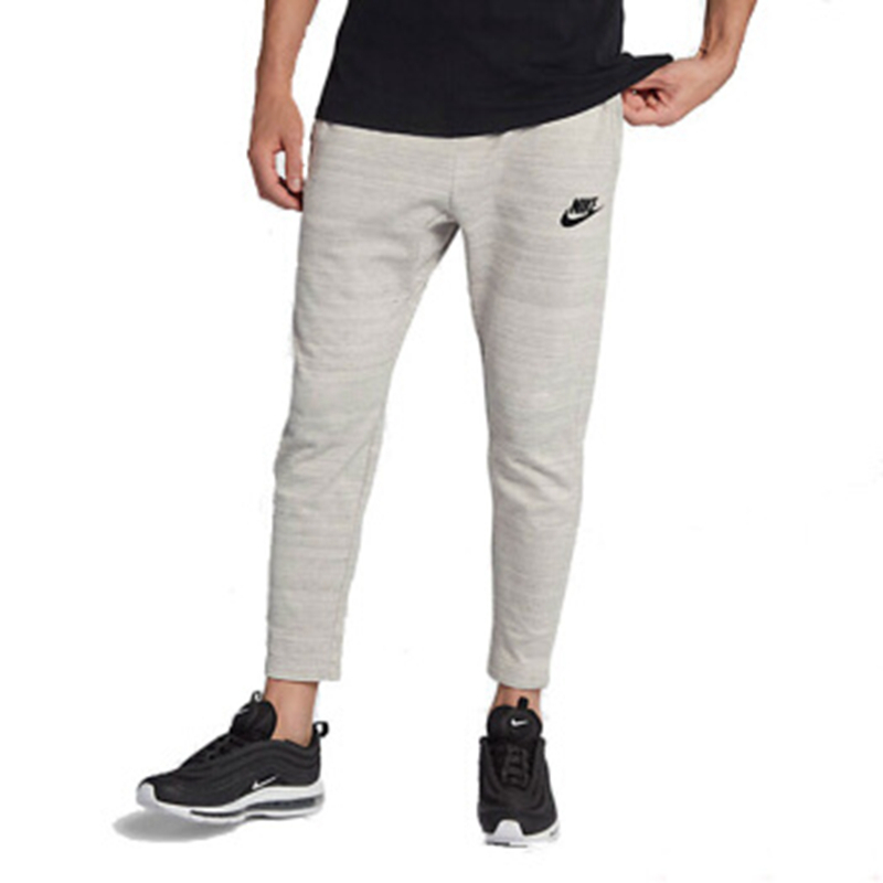 耐克男裤2018春季新款跑步运动裤休闲针织小脚裤长裤 885924-072