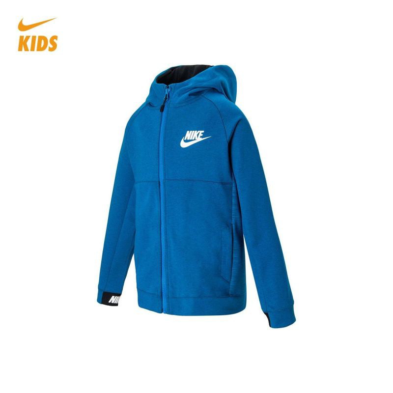 NIKE耐克NSW HOODIE FZ AV15男中童针织夹克 856185-465