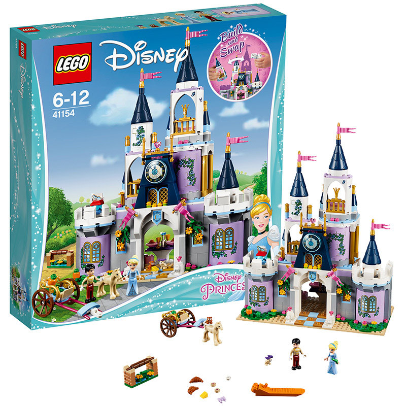 LEGO 乐高 Disney princess迪士尼公主系列 灰姑娘的梦幻城堡41154 6-12岁塑料积木200块以上