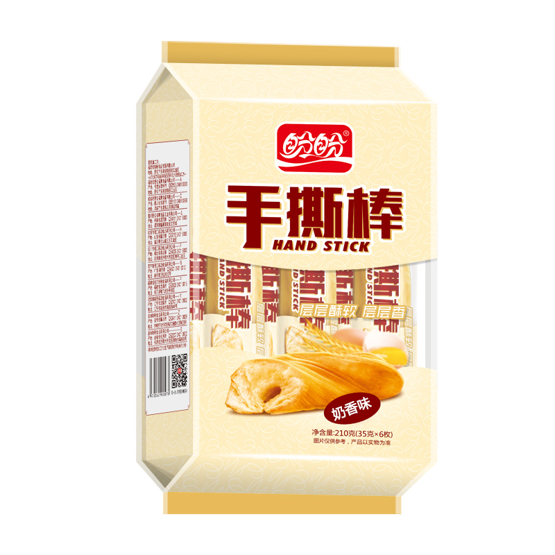 盼盼手撕棒面包210g