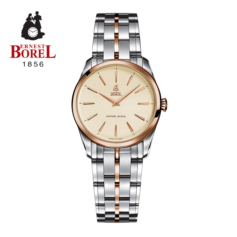 瑞士进口依波路(ERNEST BOREL)复古系列LBR906-9829时尚经典女款石英手表