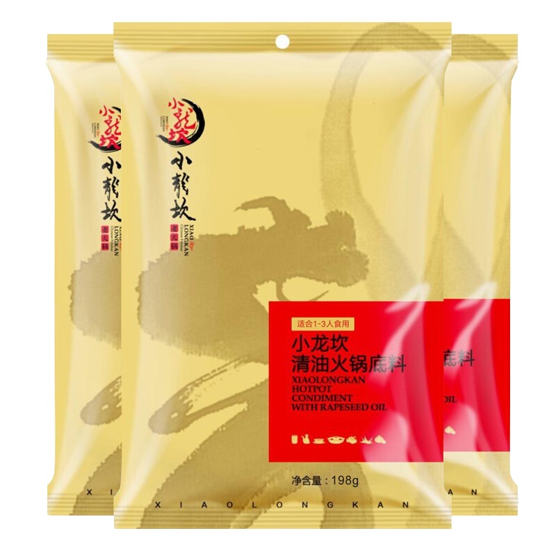 小龙坎清油火锅底料(配料)198g