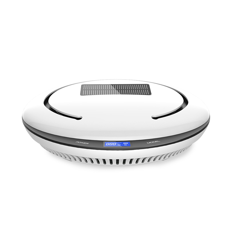 日本seiwa太阳能车载空气净化器Q7 智能车用净化器负离子除甲醛pm2.5 汽车用品