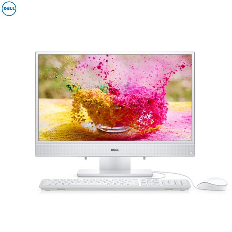 戴尔(DELL)灵越3277-1328W 21.5英寸一体机电脑(I3-7130U 4G 1T 2G独显 W10H 白)