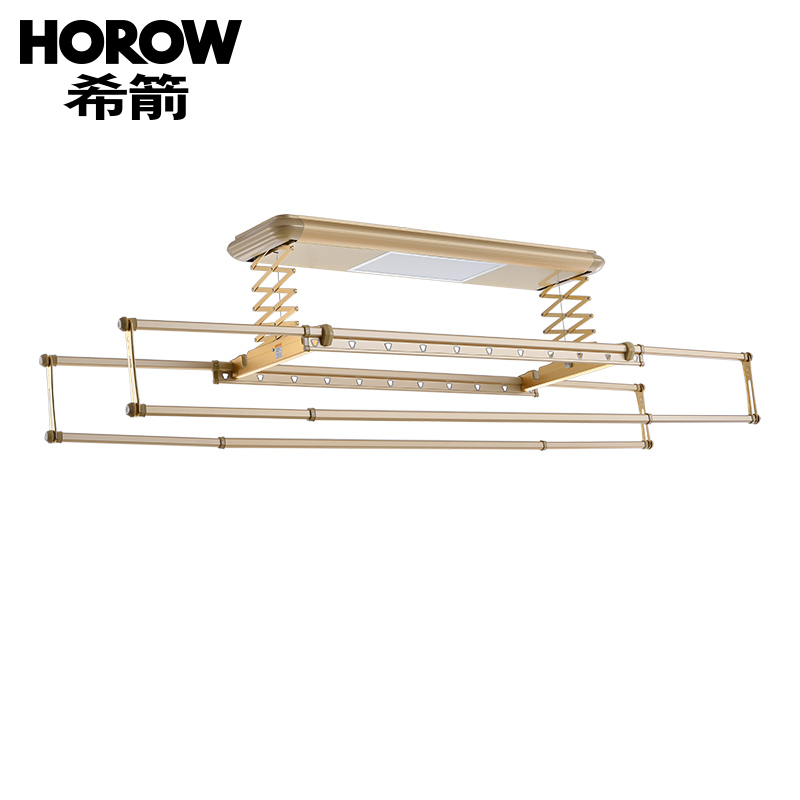 HOROW希箭卫浴电动晾衣架自动升降晒衣架智能遥控阳台室内外晒被晾衣机XJLYJ-S1-1303[不含安装]