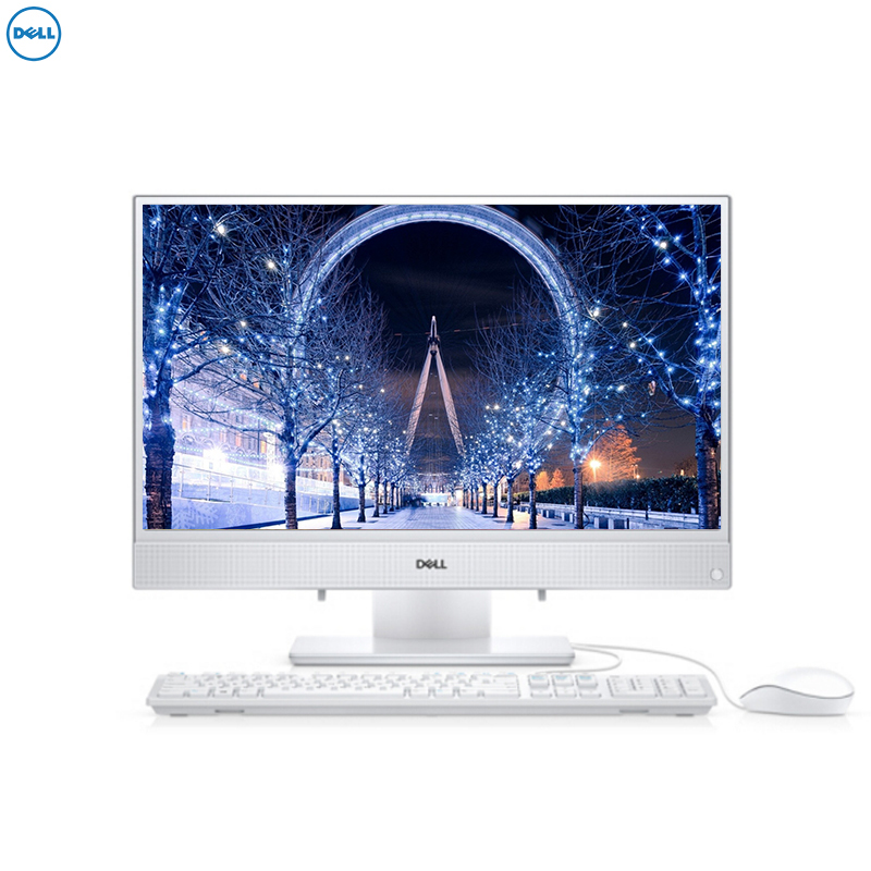 戴尔(DELL)灵越3477-1525W 23.8英寸一体机电脑(I5-7200U 8G 1T 2G独显 W10H 白)